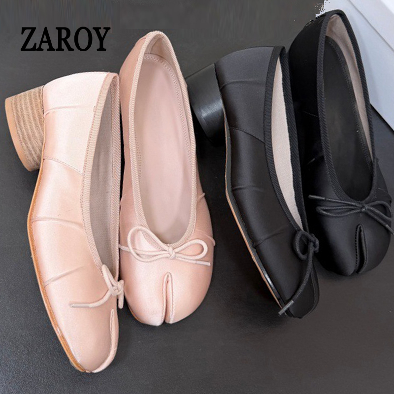 Slip Dress Satin - Scarpe con tacco e punta divisa