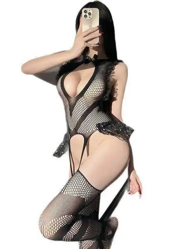 Bodystocking Fishnet - Bodystocking Sexy in Rete con Pizzo,