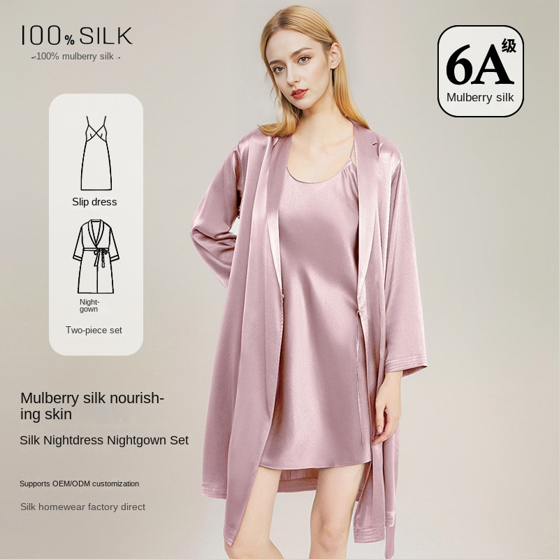 Robe Silk Women - Elegante Set da Notte per Donna