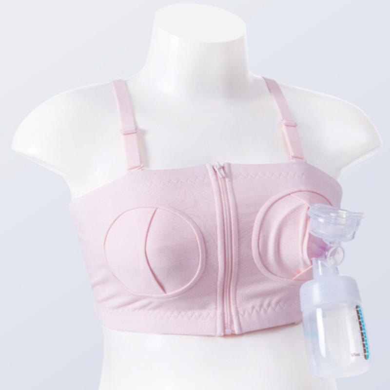 Nursing Bra Sleep - Reggiseno per Allattamento Senza Mani, Regolabile,
