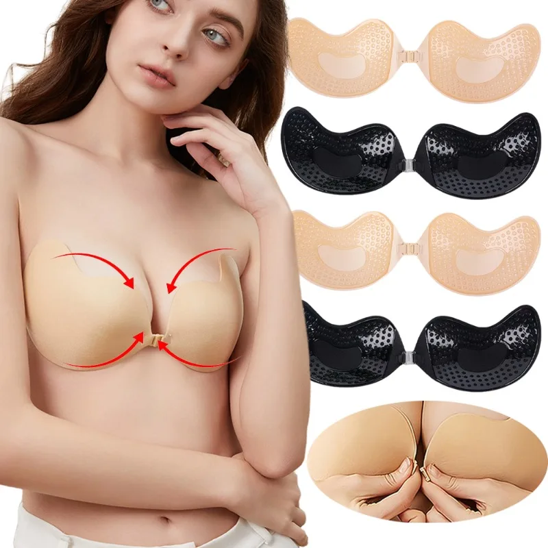 Strapless Bra Backless - 1/2Pc Reggiseno push up invisibile Estate