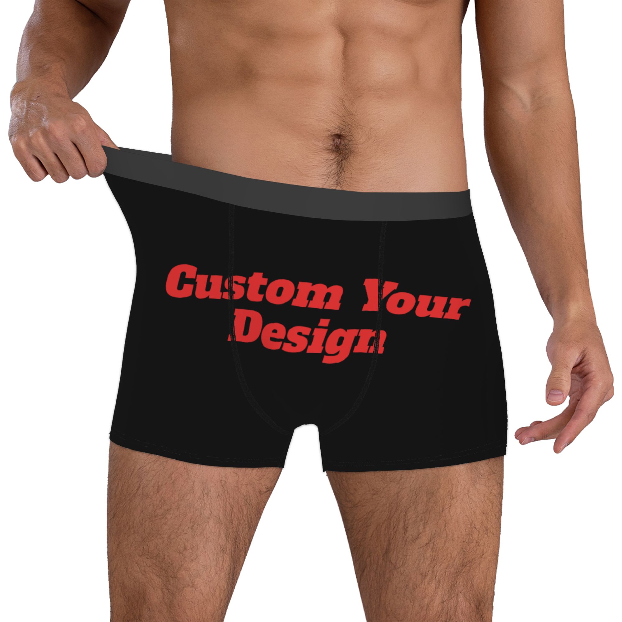 Boyshort Underwear - Boxer da Uomo Personalizzati con Foto,
