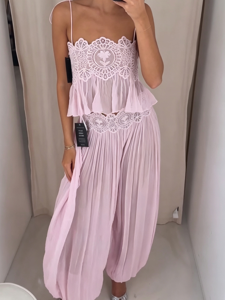 Strapless Bra Backless - Completo Estivo da Donna in Pizzo