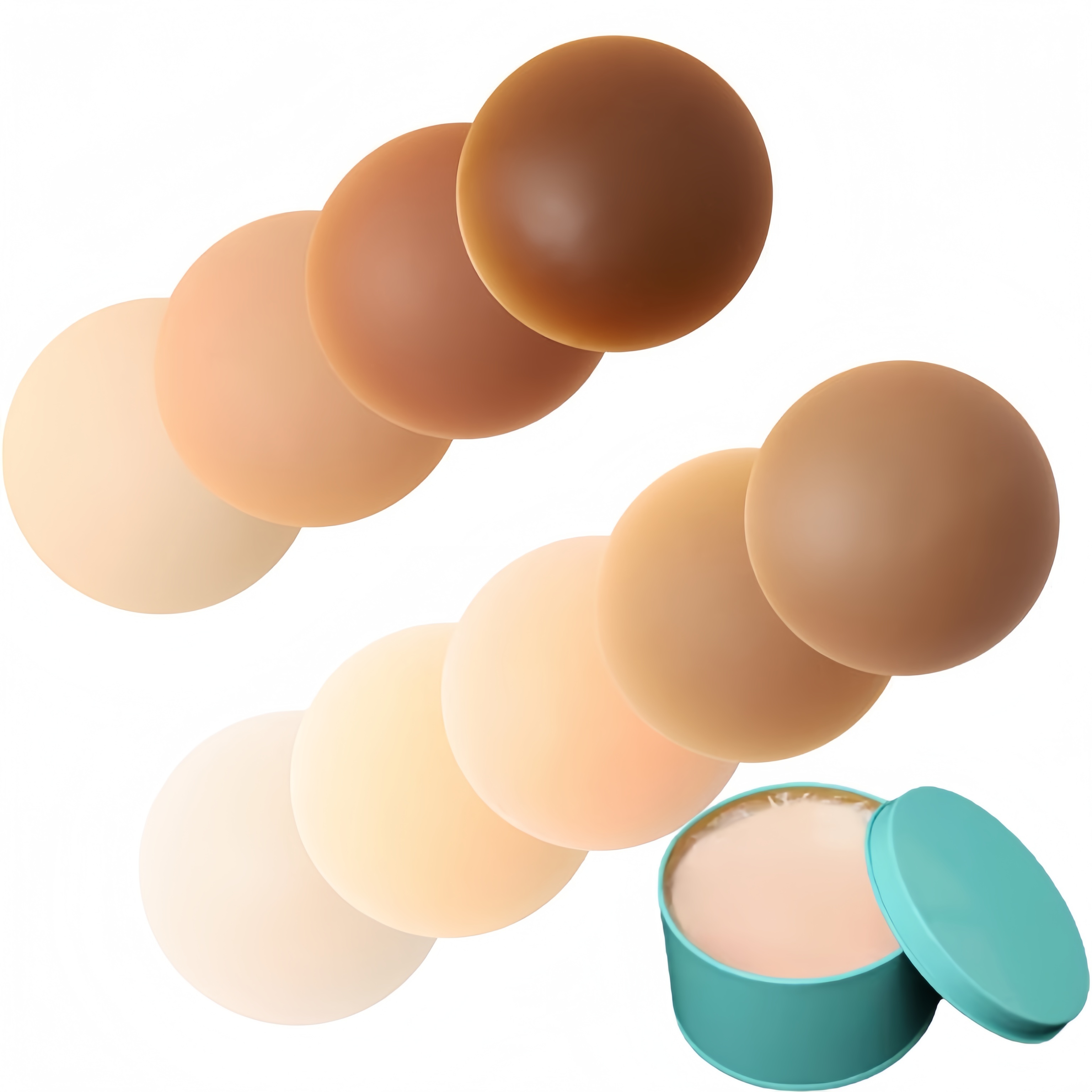 Silicone Bra Adhesive - Copricapezzoli adesivo in silicone riutilizzabile Copricapezzoli