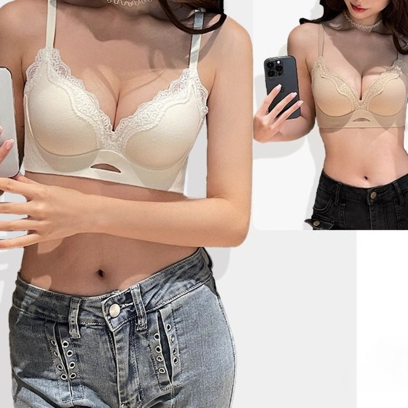 Bralette Wireless Soft - Elegante coppa AB bralette in pizzo