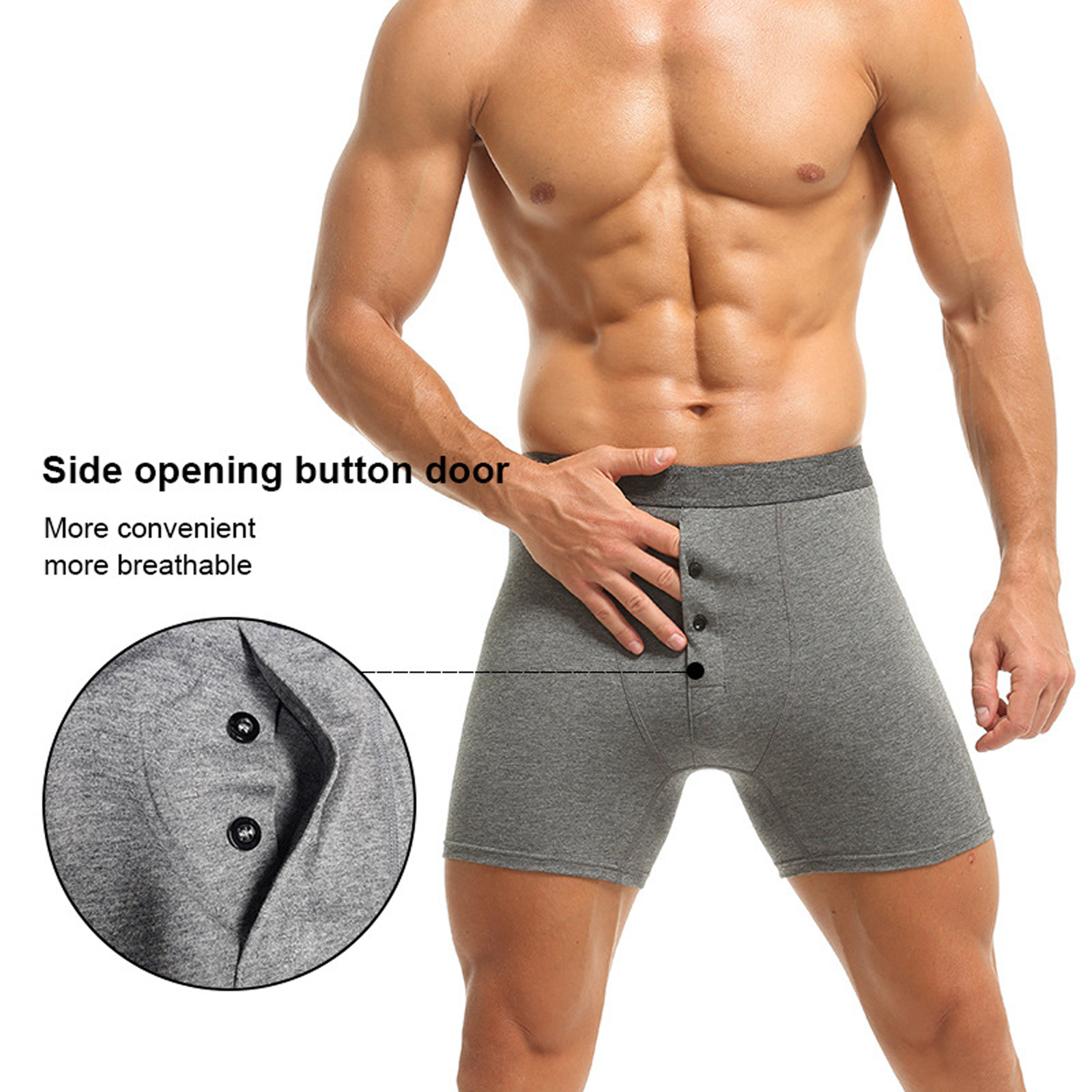 Boyshort Underwear - Intimo da uomo Mutandine Tessuto Comodo