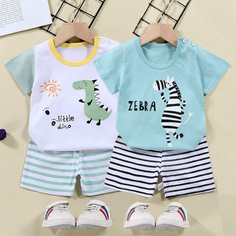 Boyshort Underwear - T-shirt in cotone + pantaloncini Set