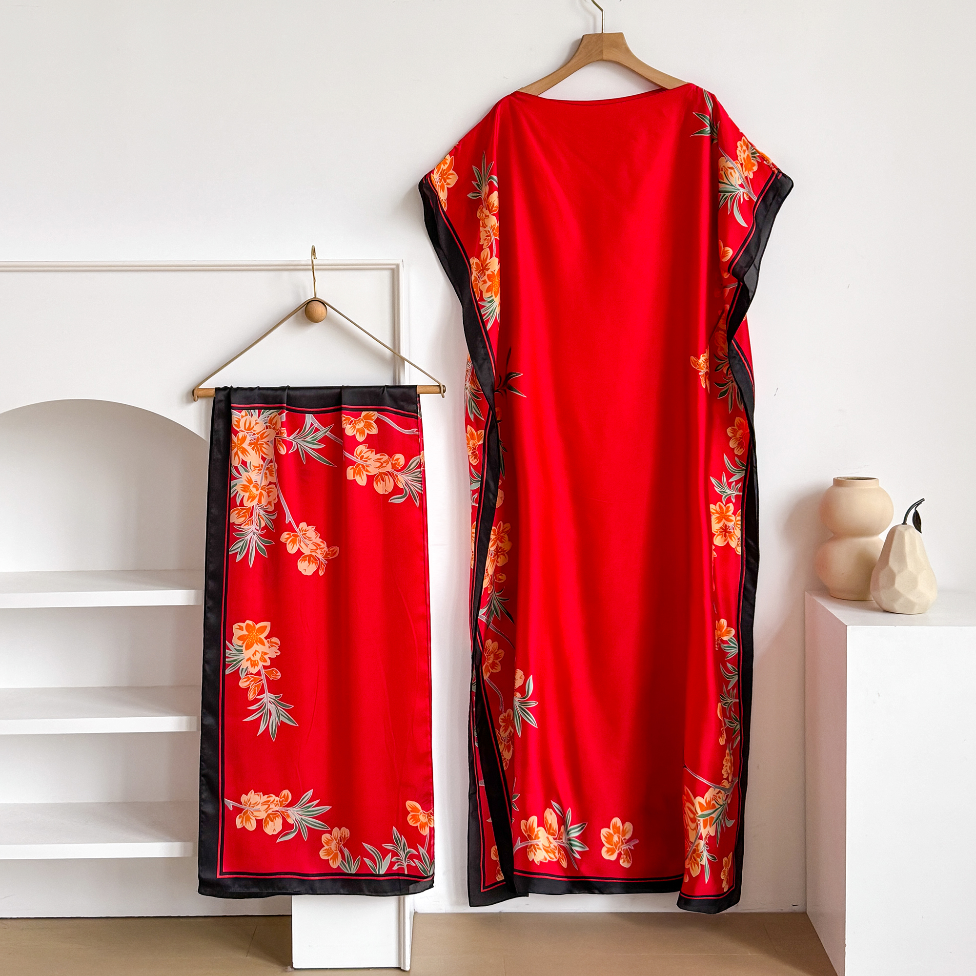 Robe Silk Women - Abito Africano Oversize Estivo alla Moda,
