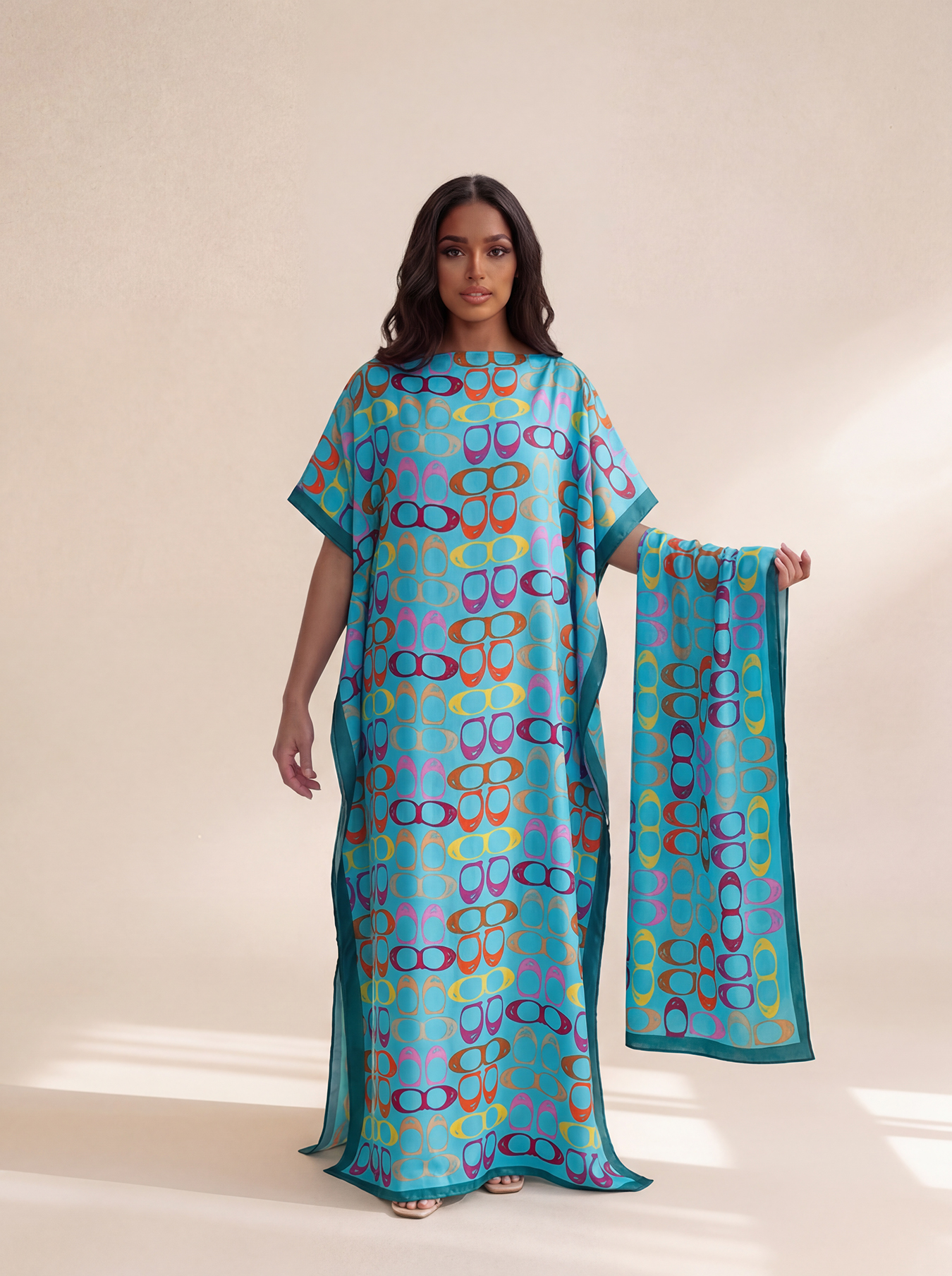 Robe Silk Women - Nuovo Stile Abito Lungo e Ampio