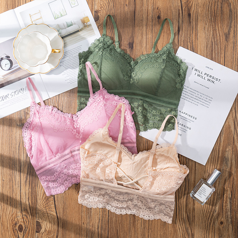 Strapless Bra Backless - 3D Sexy lace Lingerie reggiseno sportivo