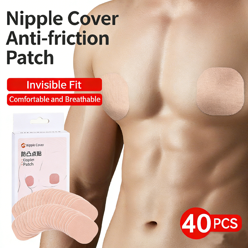 Nipple Cover Pasties - 40 Pezzi Copricapezzoli per Uomo, Protezioni