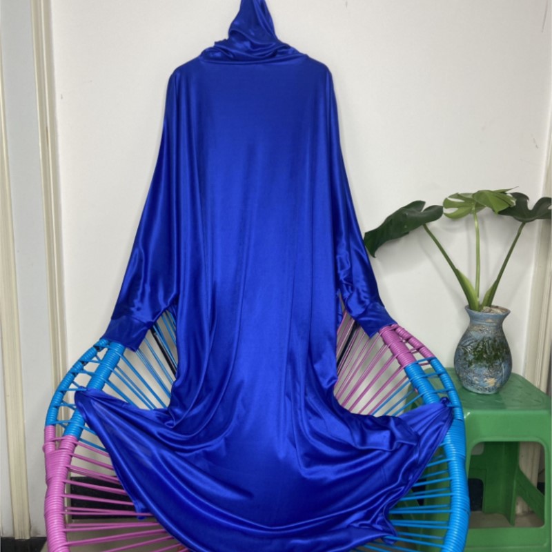 Robe Silk Women - Abito Lungo con Cappuccio in Seta