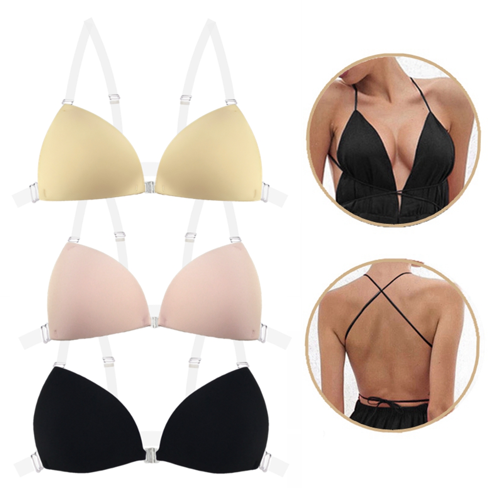 Silicone Bra Adhesive - Reggiseno Adesivo per Donne, Senza Schienale,