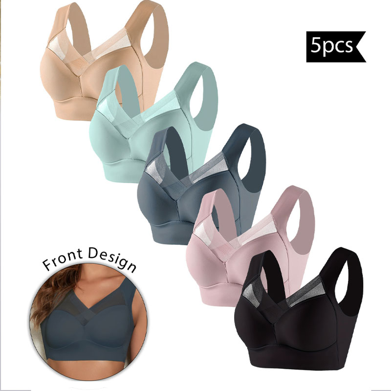 Bralette Wireless Soft - 5PCS Reggiseni sportivi da donna Coppa