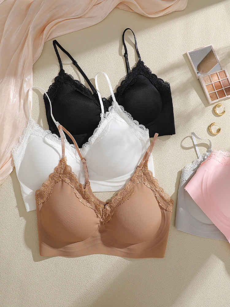 Reggiseno in pizzo stile franc - Bralette Wireless Soft recensione e prezzo