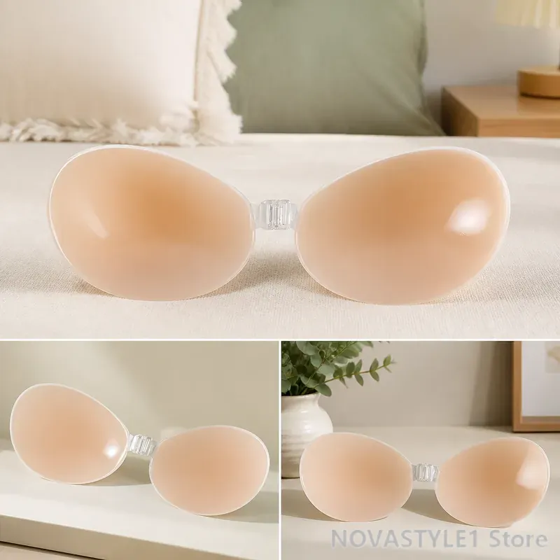 2 cuscinetti in silicone per i - Silicone Bra Adhesive recensione e prezzo