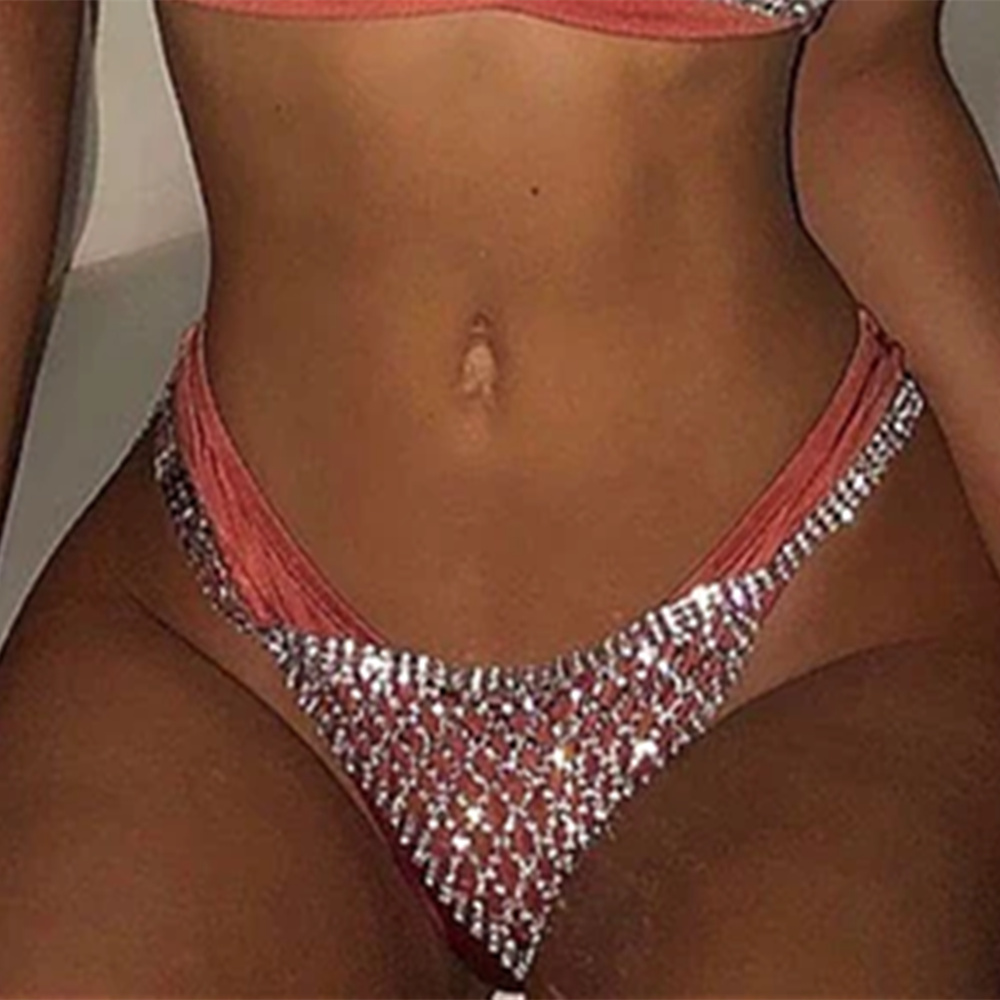 Stonefans Maglia con strass Ca - Thong Bikini Women recensione e prezzo
