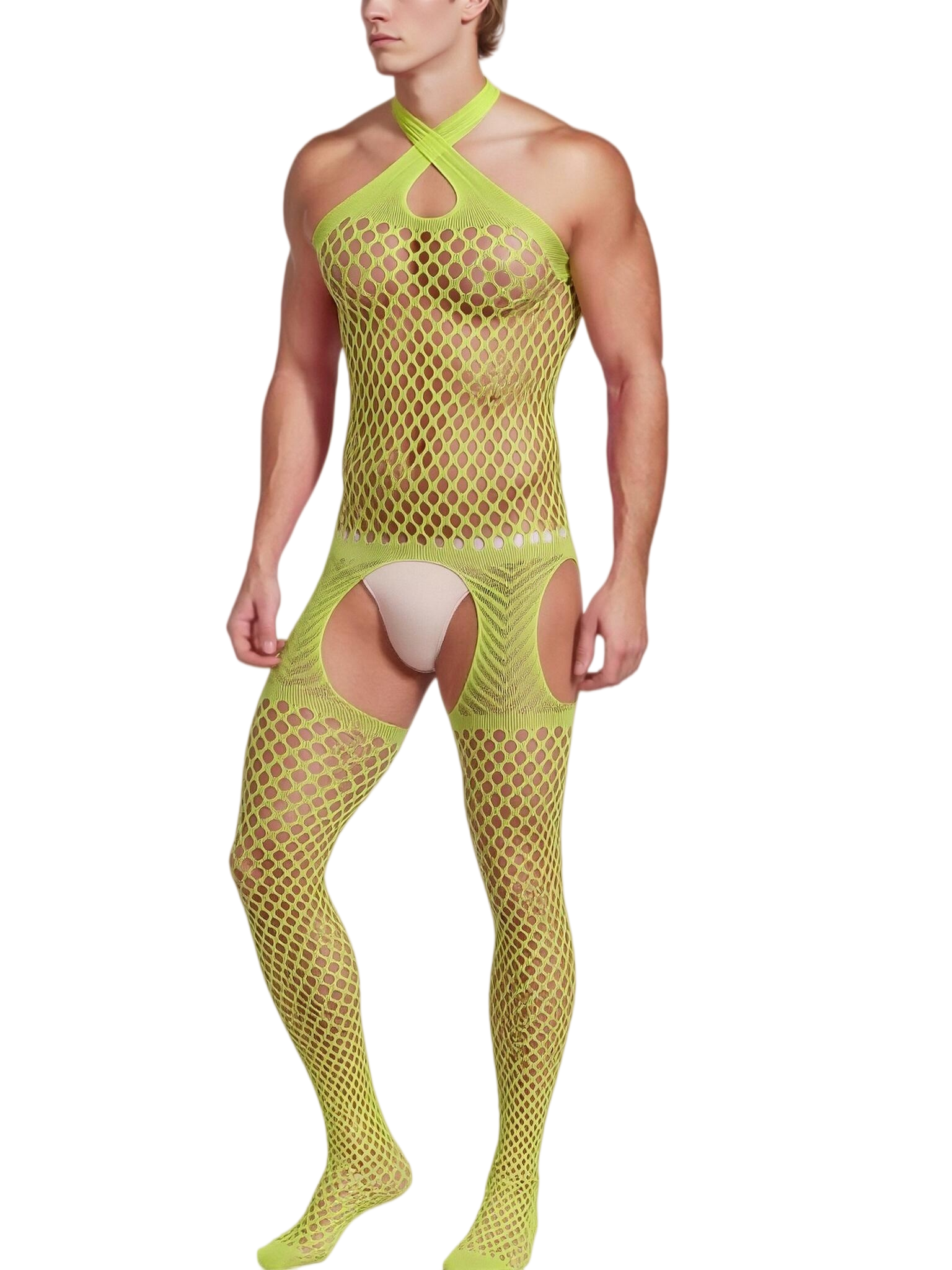 Body in rete da uomo, pigiama  - Bodystocking Fishnet recensione e prezzo