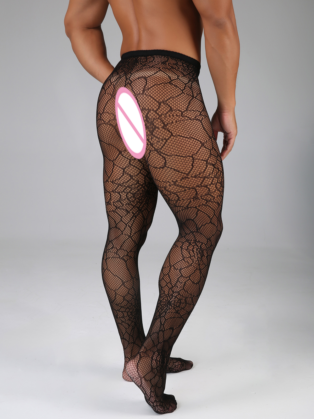 Calze lunghe a rete da uomo se - Bodystocking Fishnet recensione e prezzo