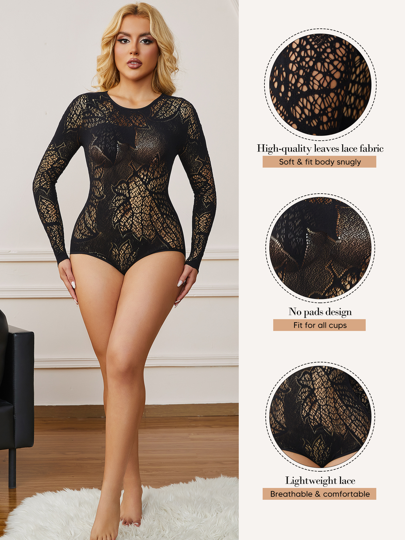 Lingerie Sexy da Donna, Body i - Lace Teddy Lingerie recensione e prezzo