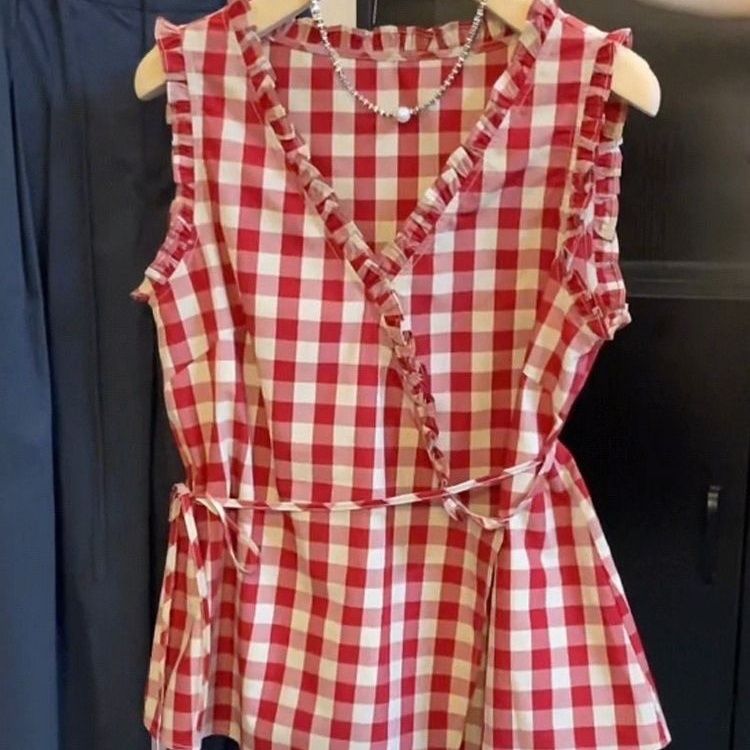 Gilet Senza Maniche a Quadri R - Corset Waist Cinch recensione e prezzo