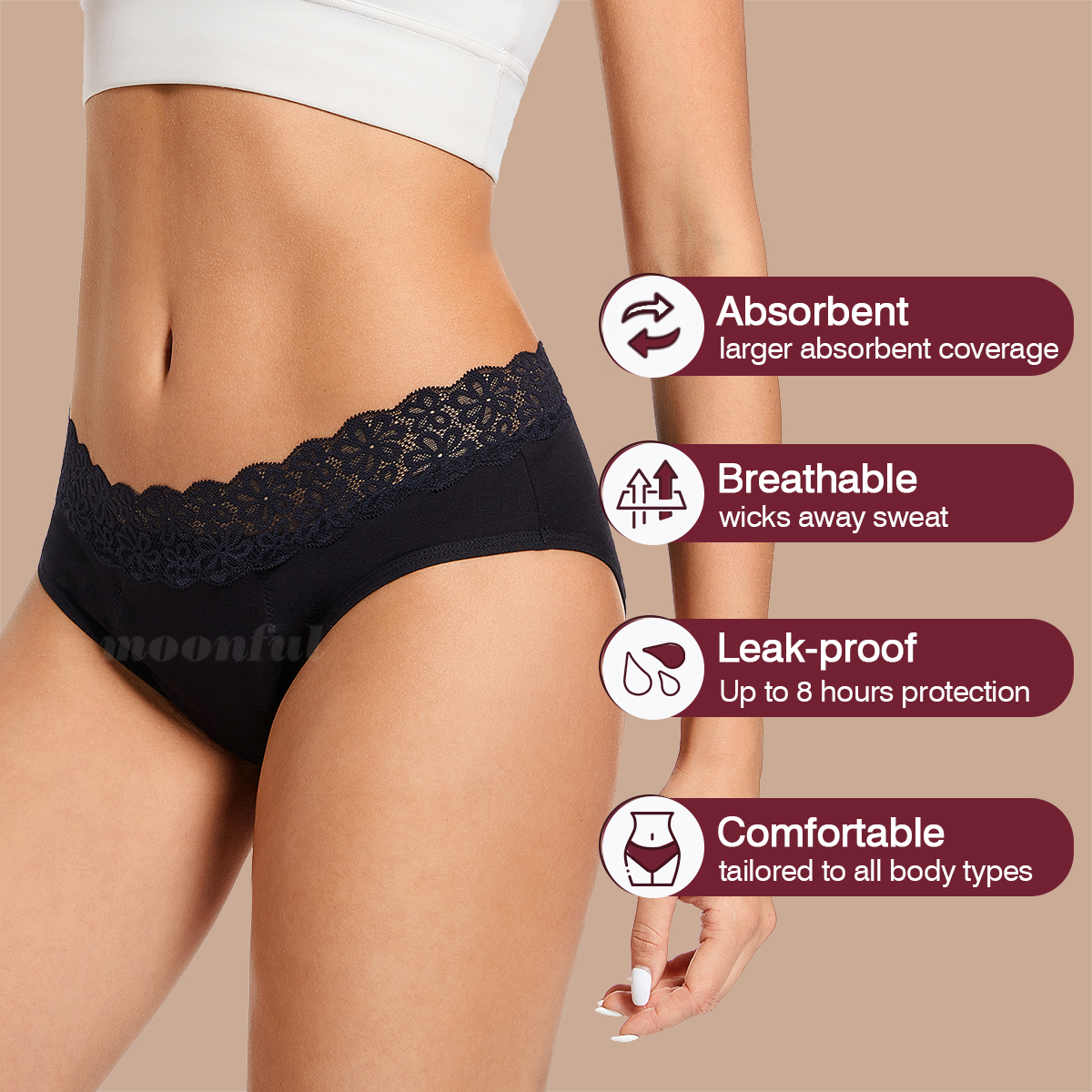 Ciclo mestruale Biancheria int - Period Panty Absorbent recensione e prezzo