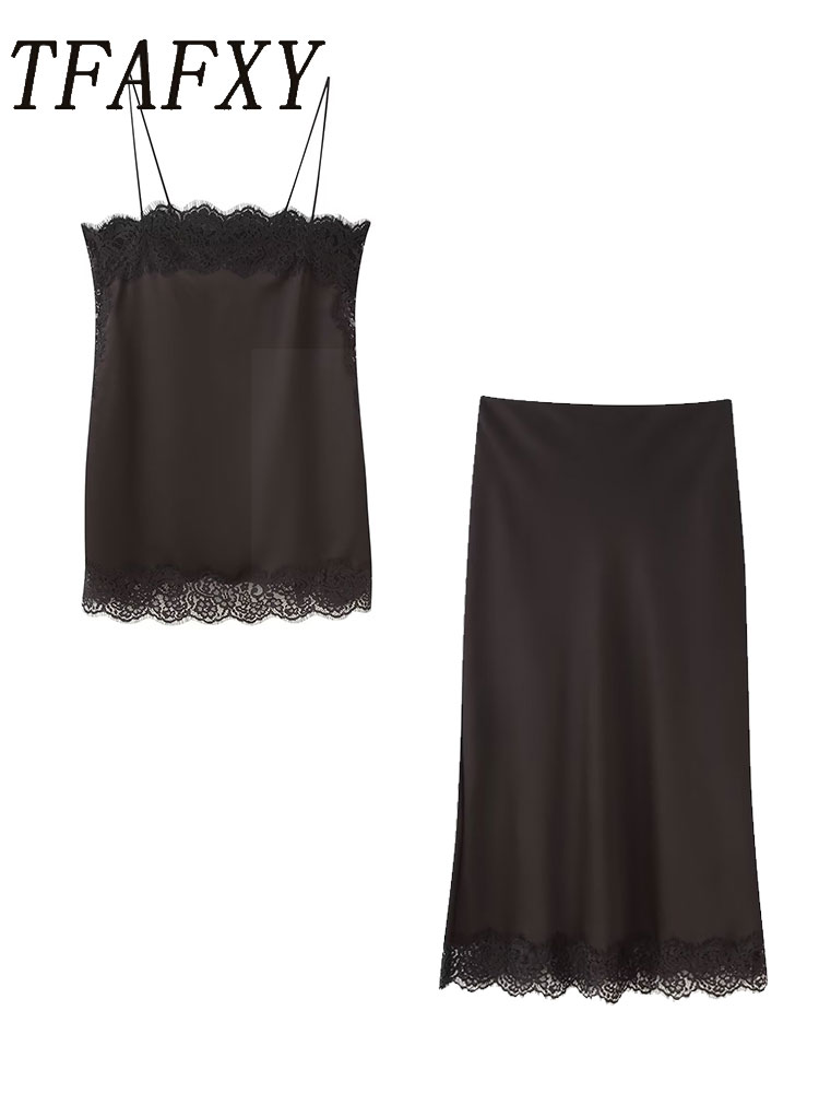 TFAFXY Vintage Casual Donna Ma - Cami Top Lace recensione e prezzo