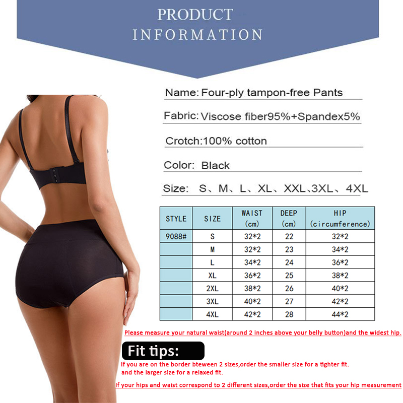 Mutandine mestruali a 4 strati - Period Panty Absorbent recensione e prezzo