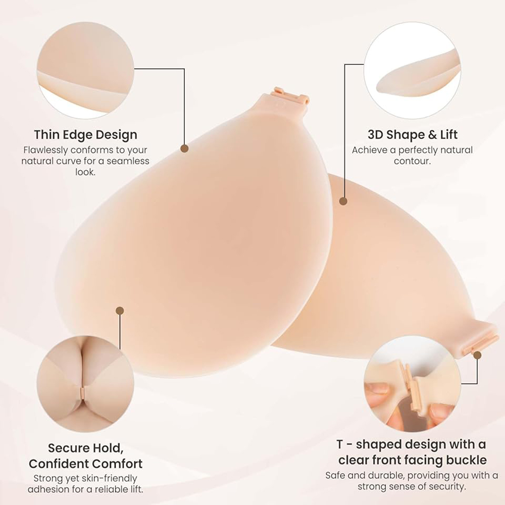 Reggiseno adesivo push-up senz - Strapless Bra Backless recensione e prezzo