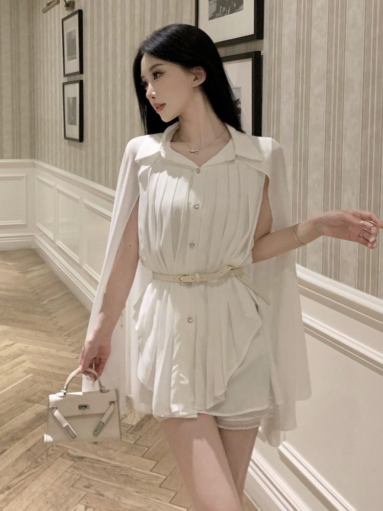Elegante Camicia Bianca in Chi - Corset Waist Cinch recensione e prezzo