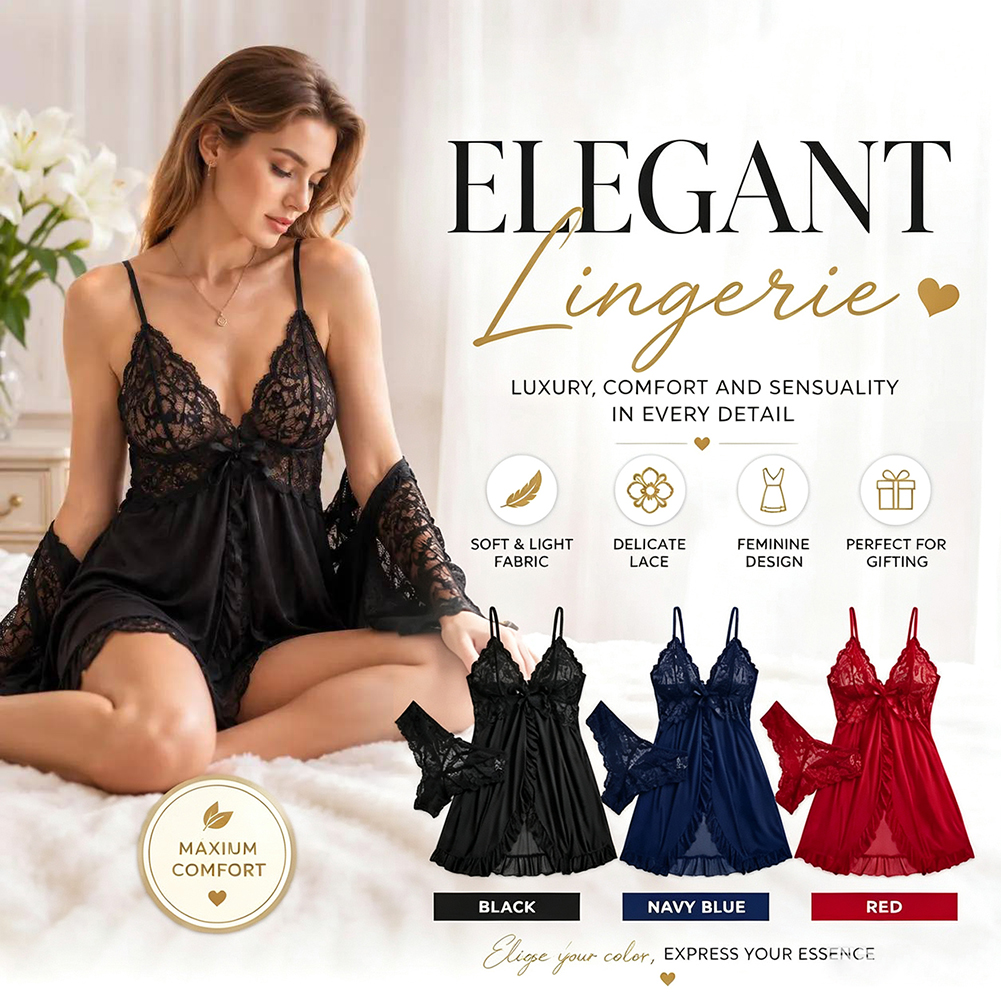Lingerie di pizzo da donna Che - Babydoll Chemise Night recensione e prezzo