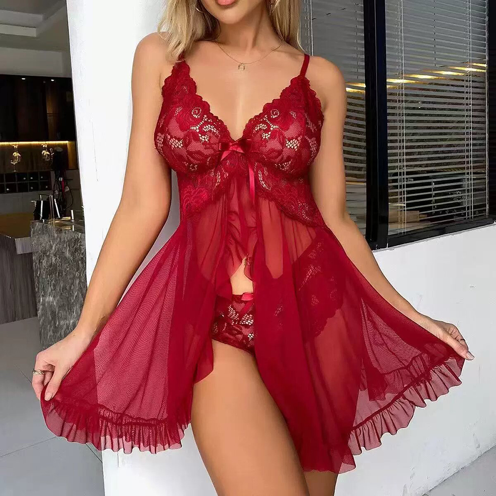 Lingerie di pizzo da donna Che - Babydoll Chemise Night recensione e prezzo